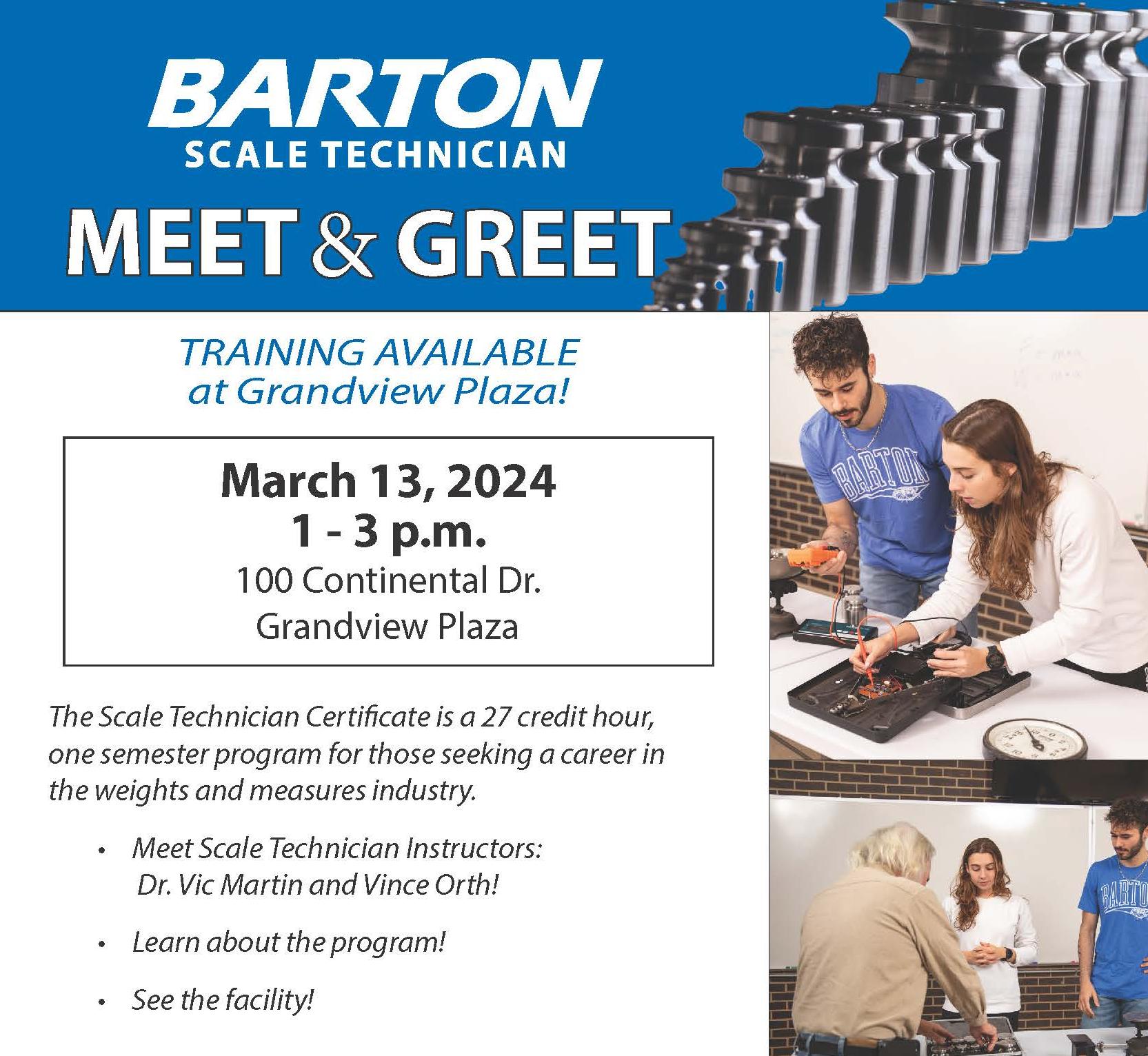 Scale Technician Meet & Greet