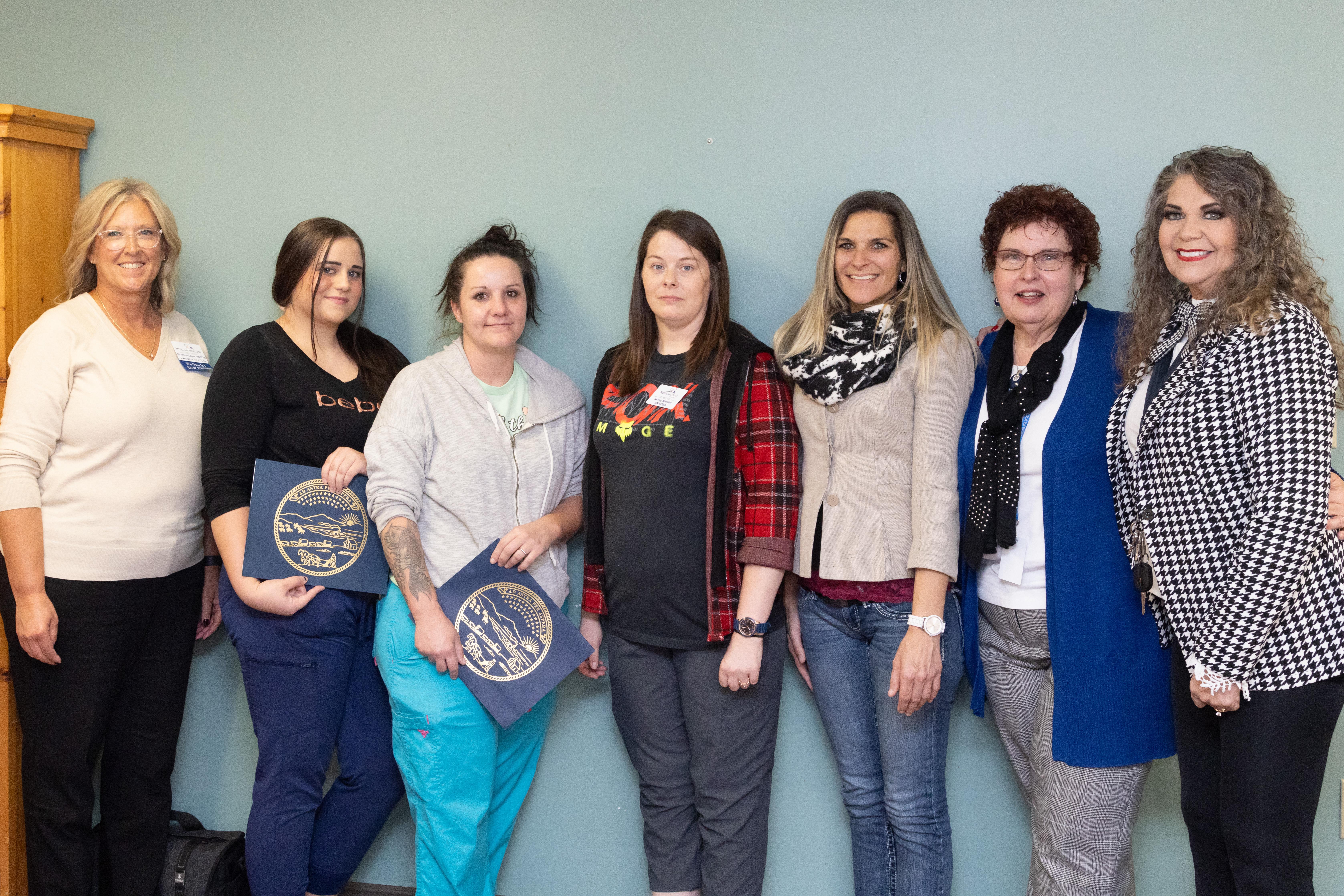Students participating in the Medicalodges Apprenticeship Academy were recognized last month for their success in the program.