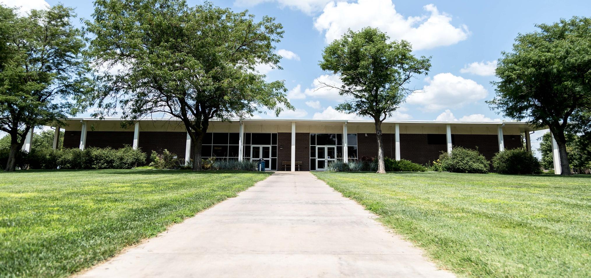 Library building exterior