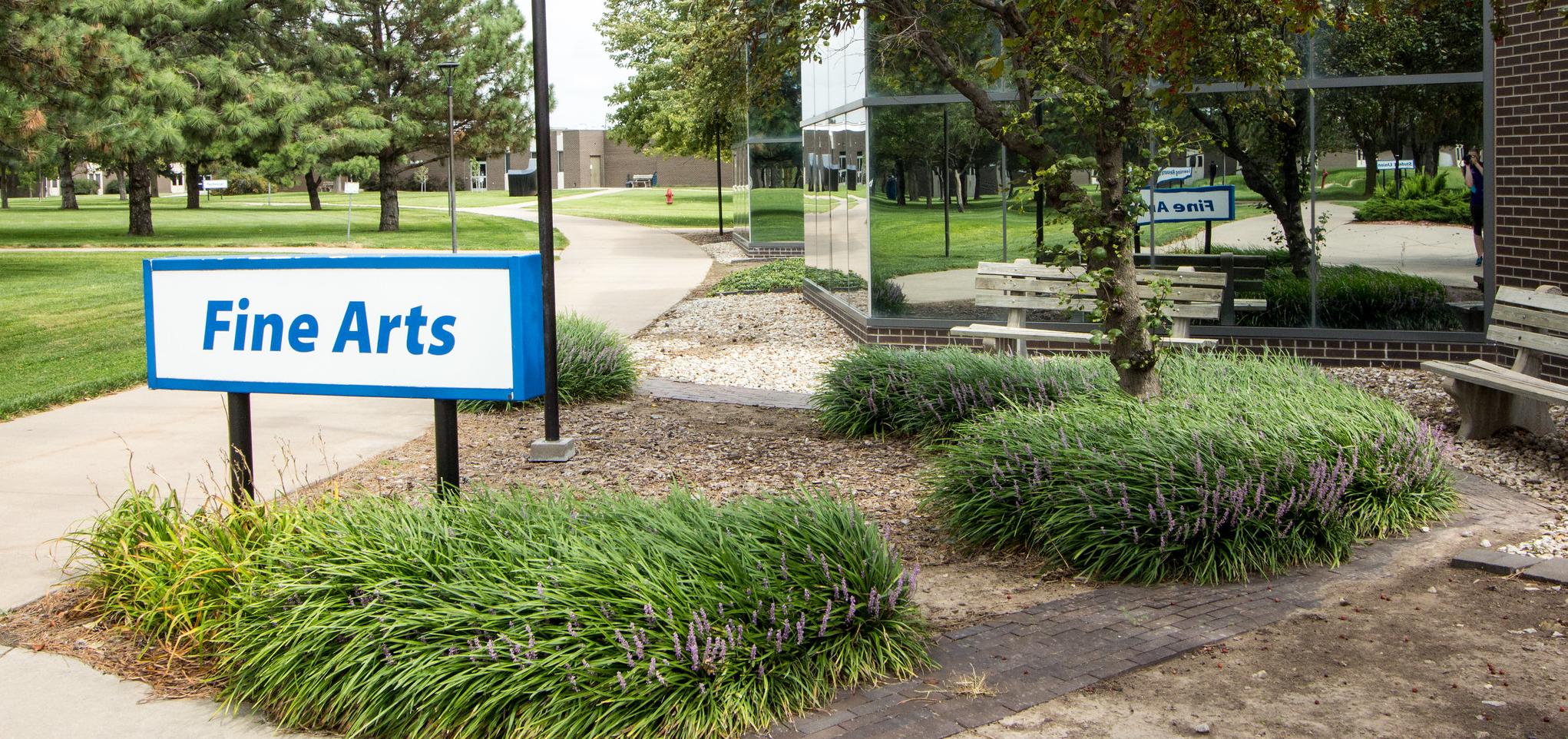 Fine Arts building sign