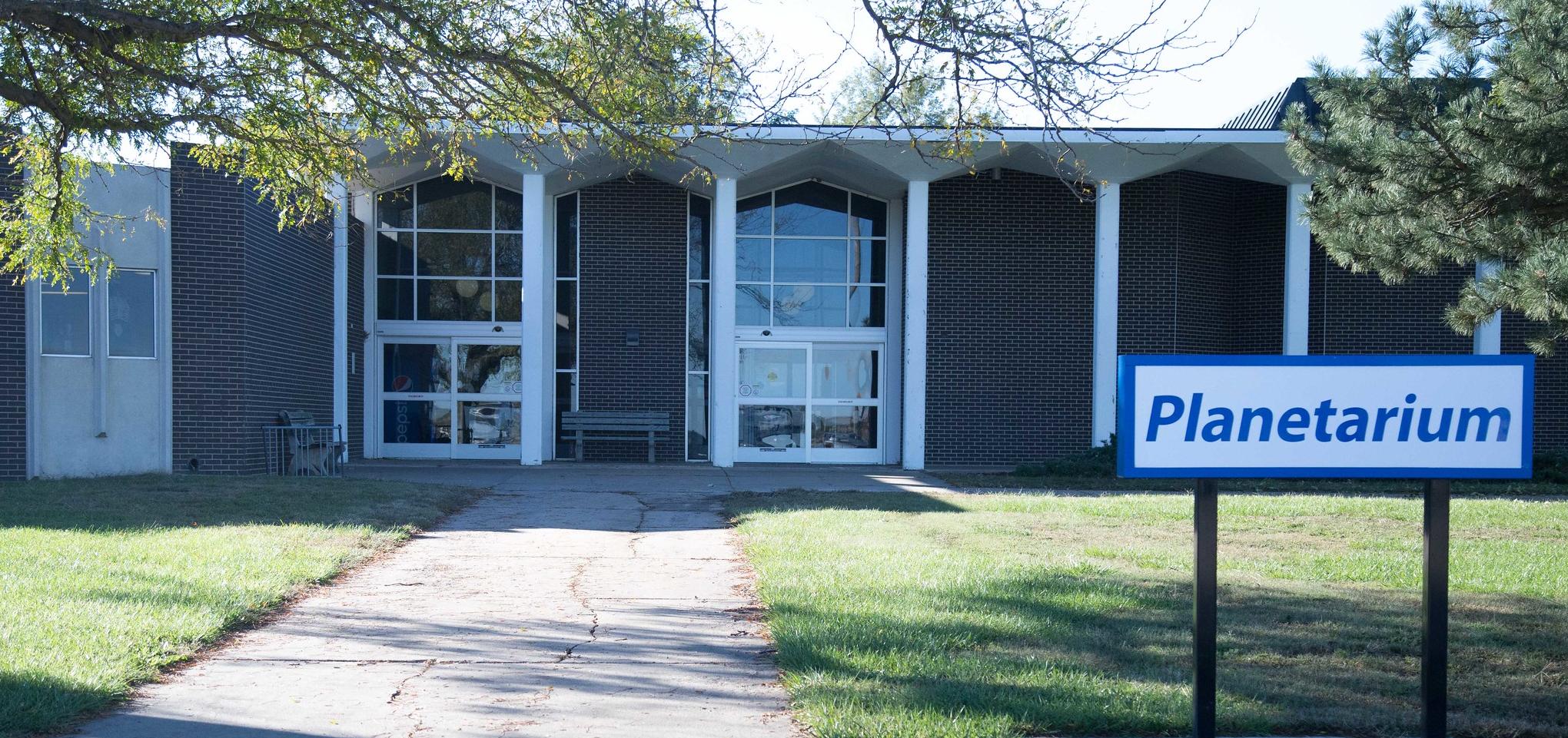 Entrance to the Planetarium