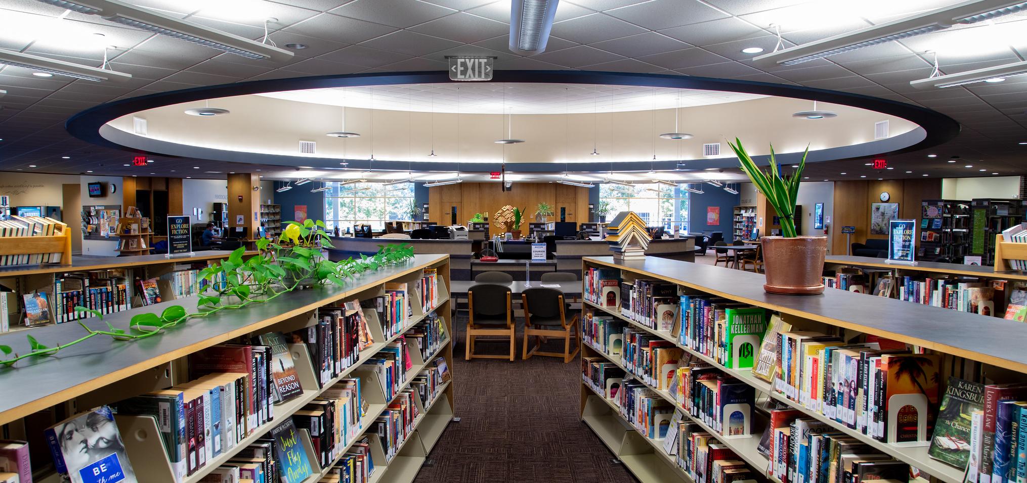 Library books