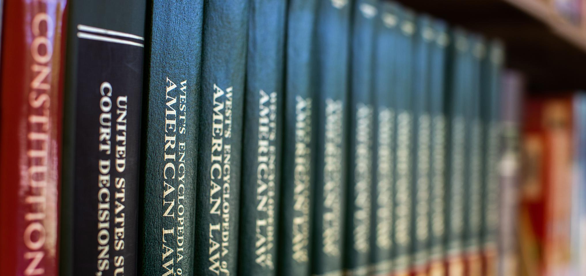 Library books on American Law